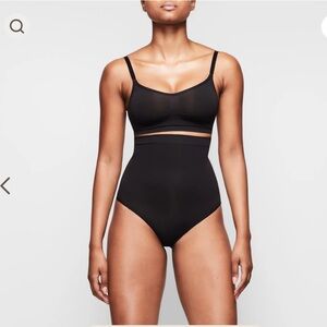 NWOT SKIMS‎ Sculpting High-Waisted Brief Shapewear L/XL ONYX/BLACK